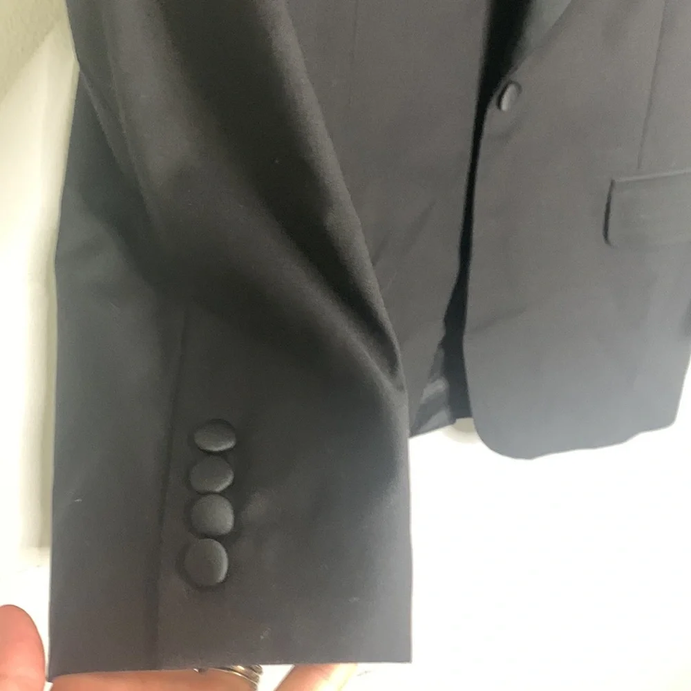 Brooks brothers black blazer suit jacket 42 L